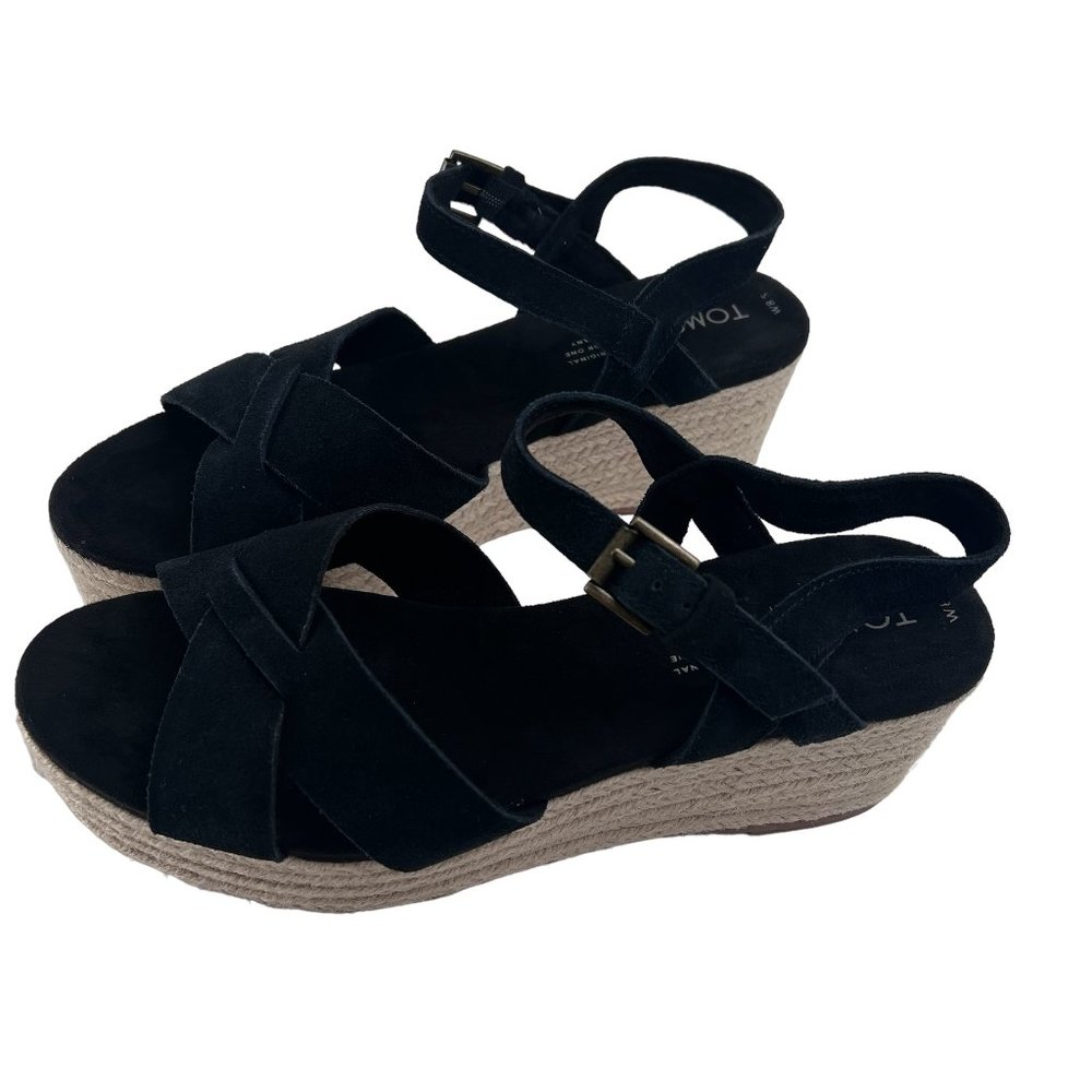 TOMS - Women Willow Platform Sandal - Size 8.5